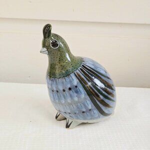 3/$100✨️ Vintage Tonalá Ceramic Quail – 20 × 15 cm – EUC
